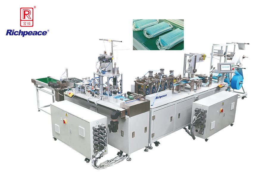 富怡平面口罩一拖一全自動生產線